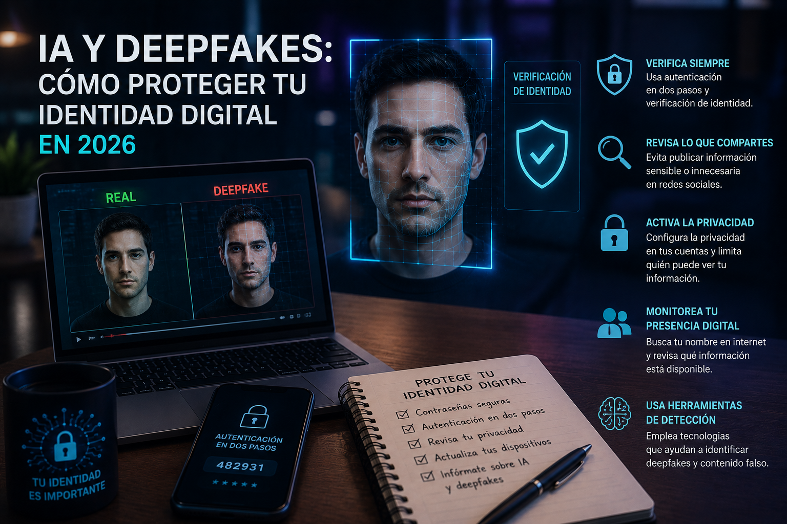 IA y Deepfakes: Cómo Proteger Tu Identidad Digital en 2026