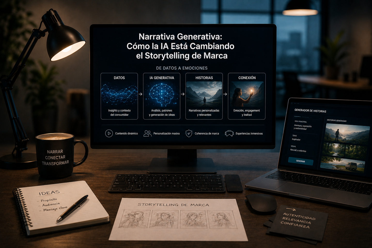Narrativa Generativa: Cómo la IA Está Cambiando el Storytelling de Marca