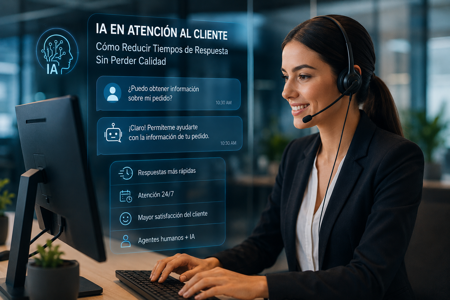 IA en Atención al Cliente: Cómo Reducir Tiempos de Respuesta Sin Perder Calidad