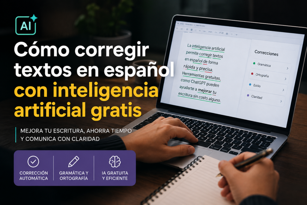 Cómo corregir textos en español con inteligencia artificial gratis
