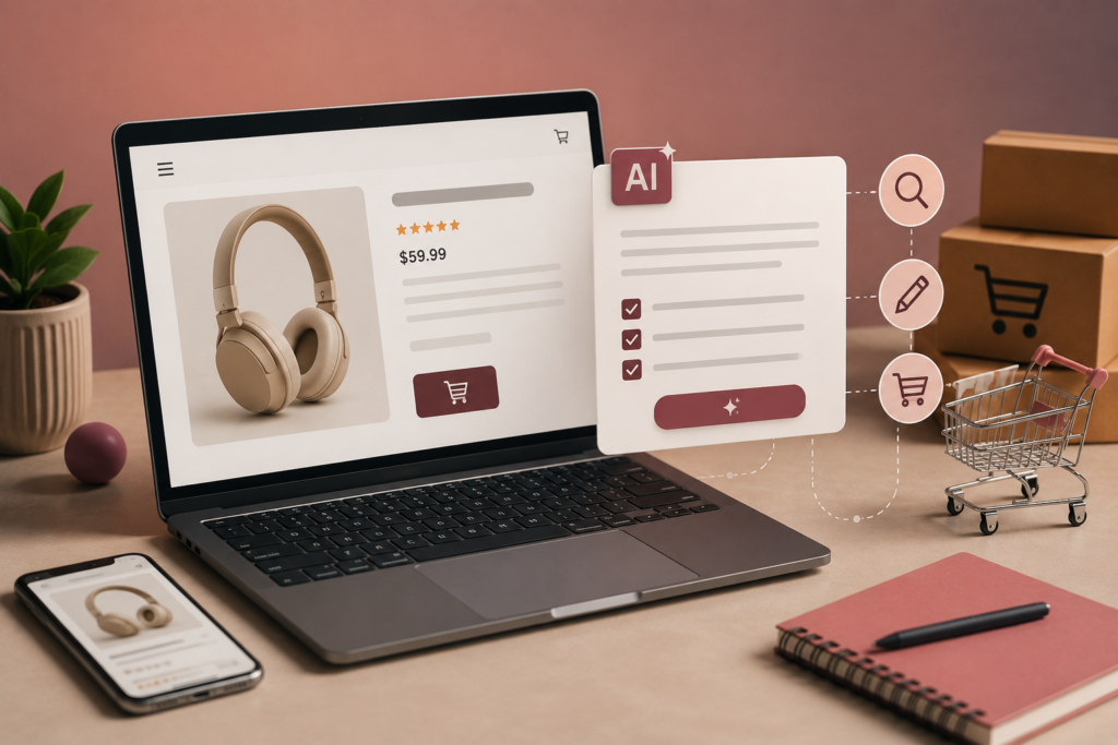Cómo escribir descripciones de producto con IA para tu tienda online