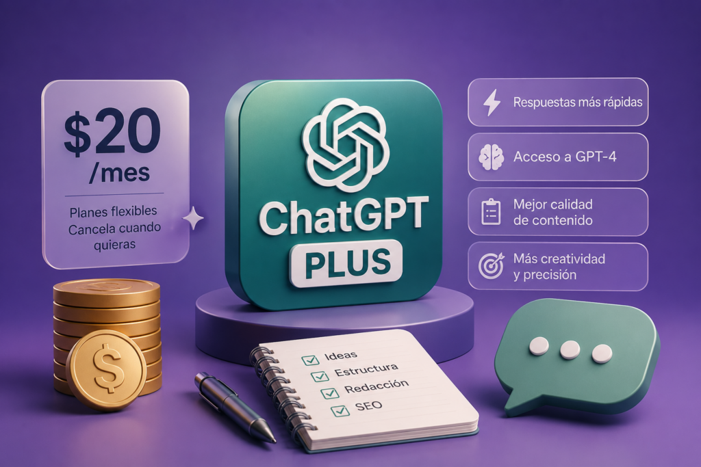 Cuánto cuesta ChatGPT Plus y si merece la pena para redactar contenido