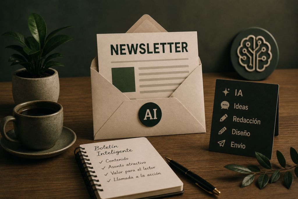 Cómo crear un newsletter con IA sin saber escribir bien