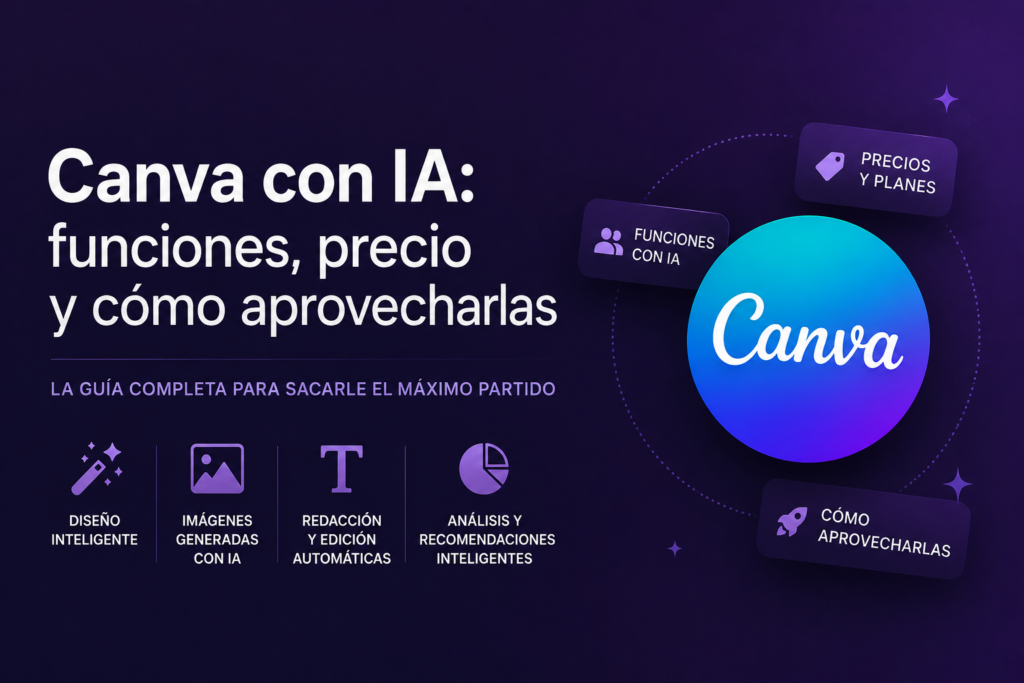Canva con IA: funciones, precio y cómo aprovecharlas