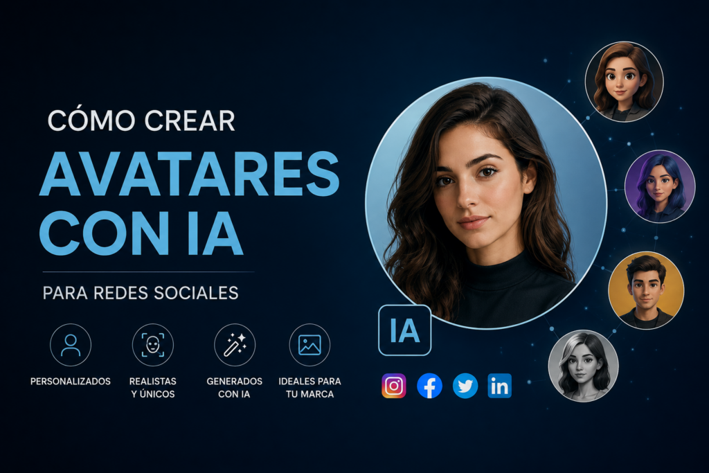 Cómo crear avatares con IA para redes sociales