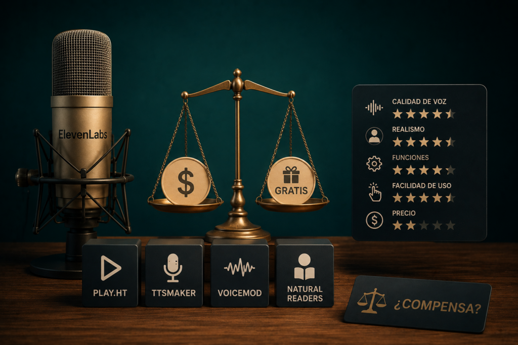 Cuánto cuesta ElevenLabs y si compensa frente a alternativas gratis