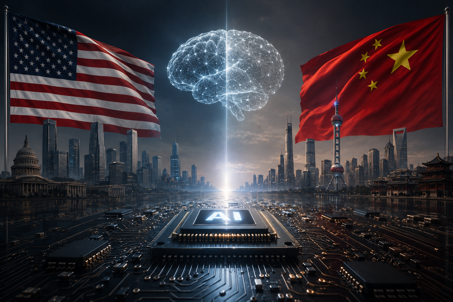 Estados Unidos Frente a China: La Competencia que Está Definiendo el Futuro de la Inteligencia Artificial